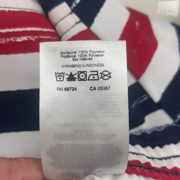 Columbia Summertide Stretch™ Printed Shorts Red White Blue Stripes Men Size 2X - Picture 9 of 9